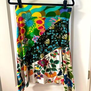 Desigual asymmetrical midi skirt